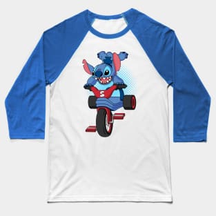 Stitch Bicycle Baseball T-Shirt